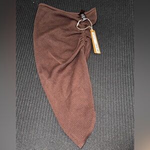 SKIMS COCOA SARONG SWIM COVER UP SKIRT